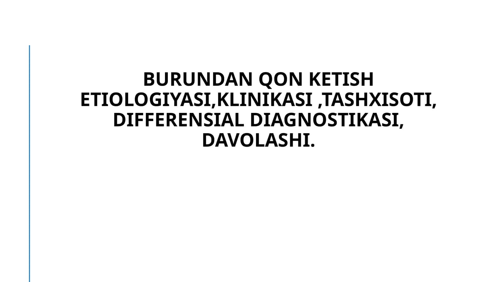 Burundan qon ketish