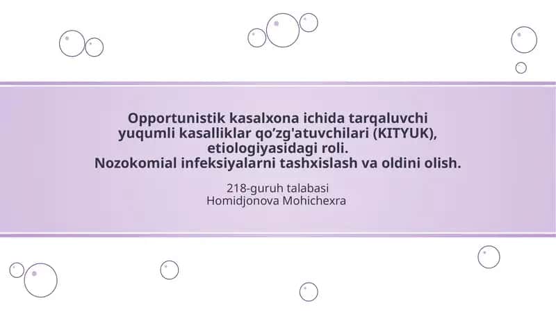 Nozokomial infeksiyalari