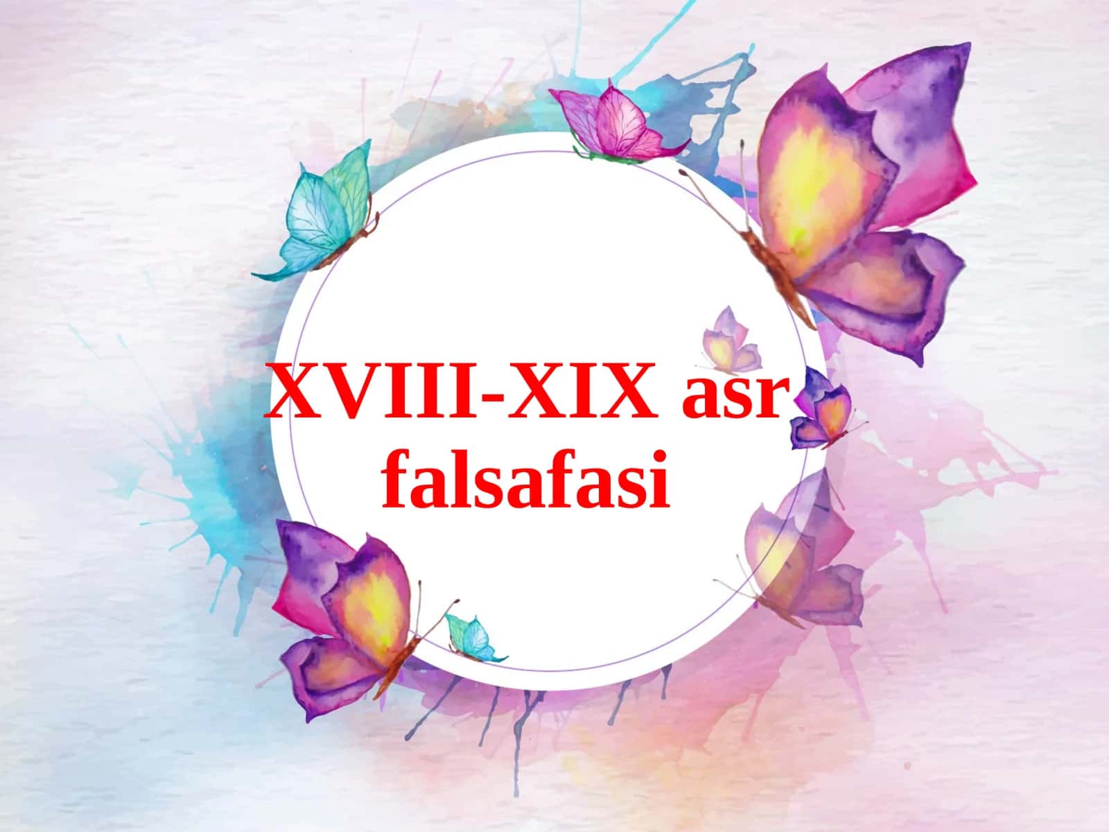 XVIII-XIX asr falsafasi