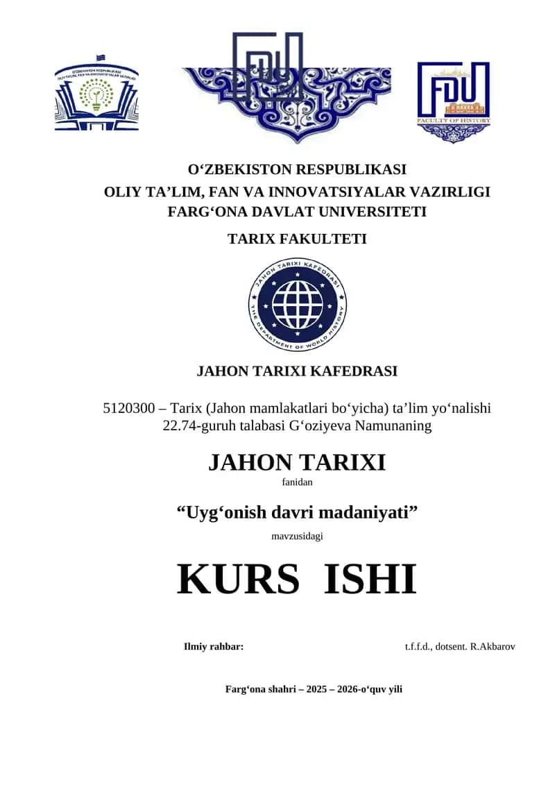 Uyg‘onish davri madaniyati