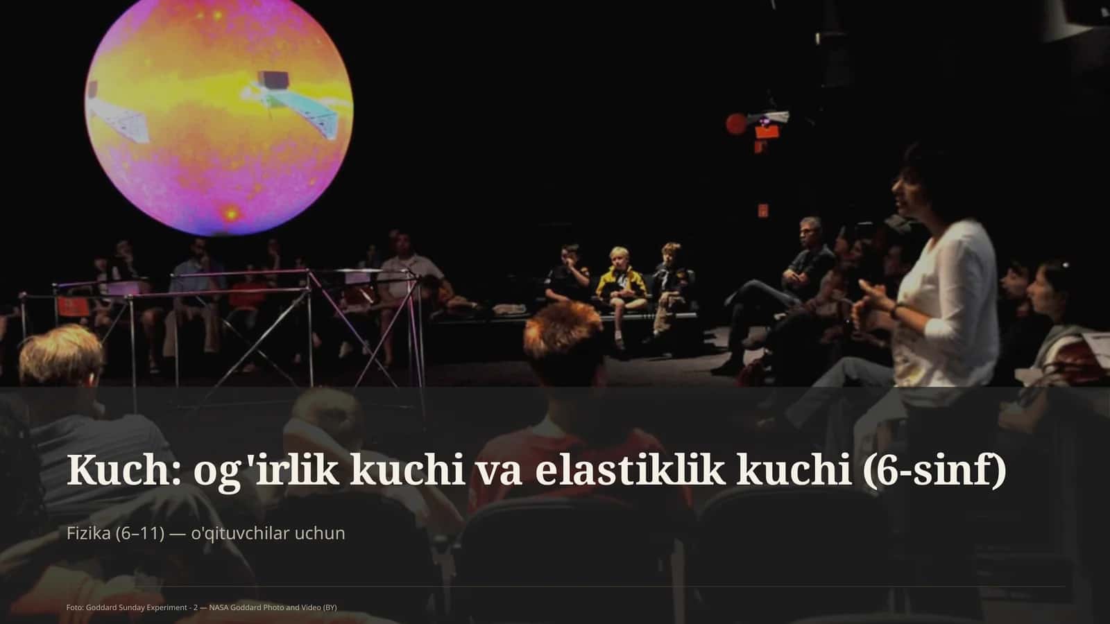 Fizika (6–11) — o'qituvchilar uchun