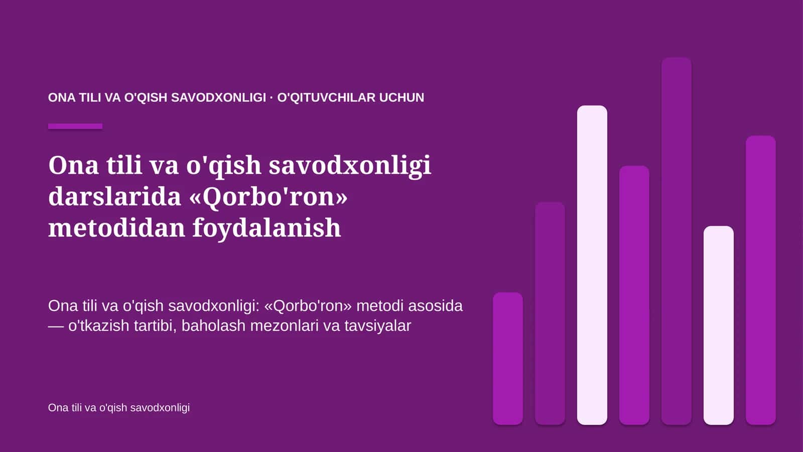 ona tili va o'qish savodxonligi darslarida qorbo'ron metodidan foydalanish 8259