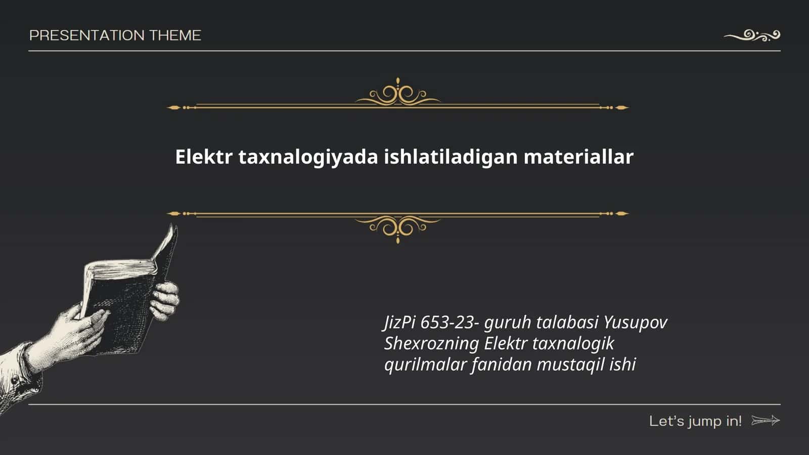 Elektr taxnalogiyada ishlatiladigan materiallar