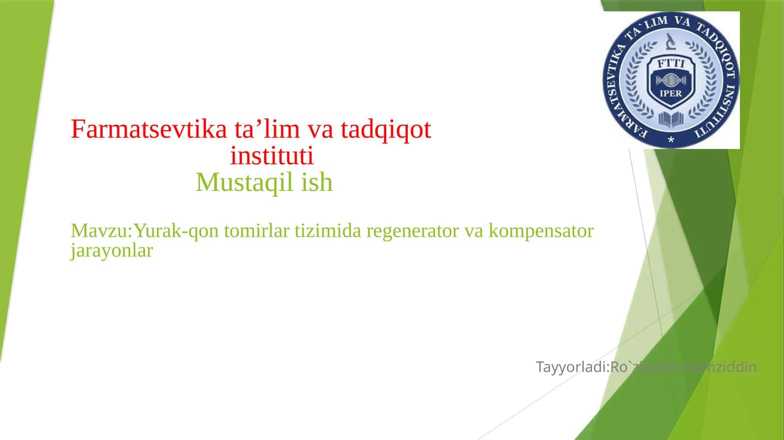 Yurak-qontomirlar tizimi