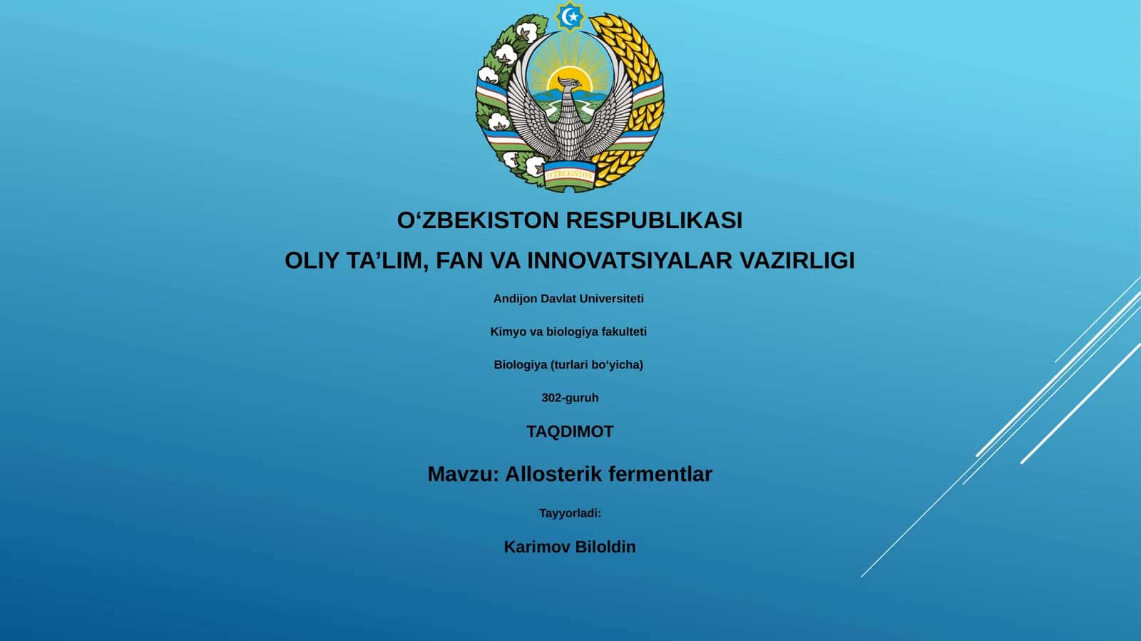 Allosterik fermentlar