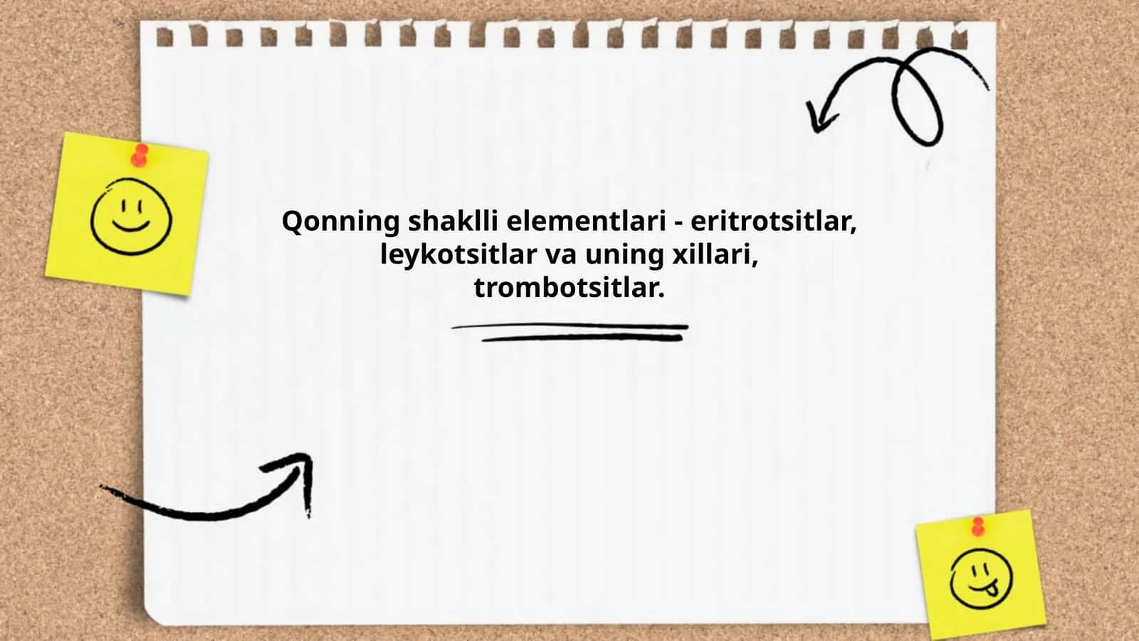 Qonning shaklli elementlari - eritrotsitlar, leykotsitlar va uning xillari,trombotsitlar
