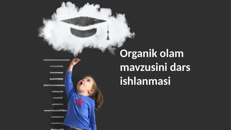 Organik olam mavzusini darslik