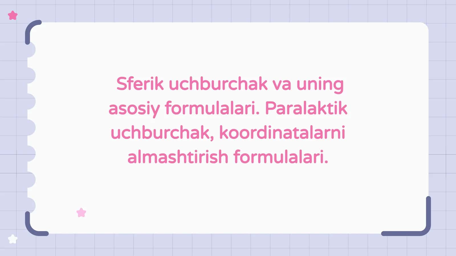 Sferik uchburchak va uning xususiyatlari