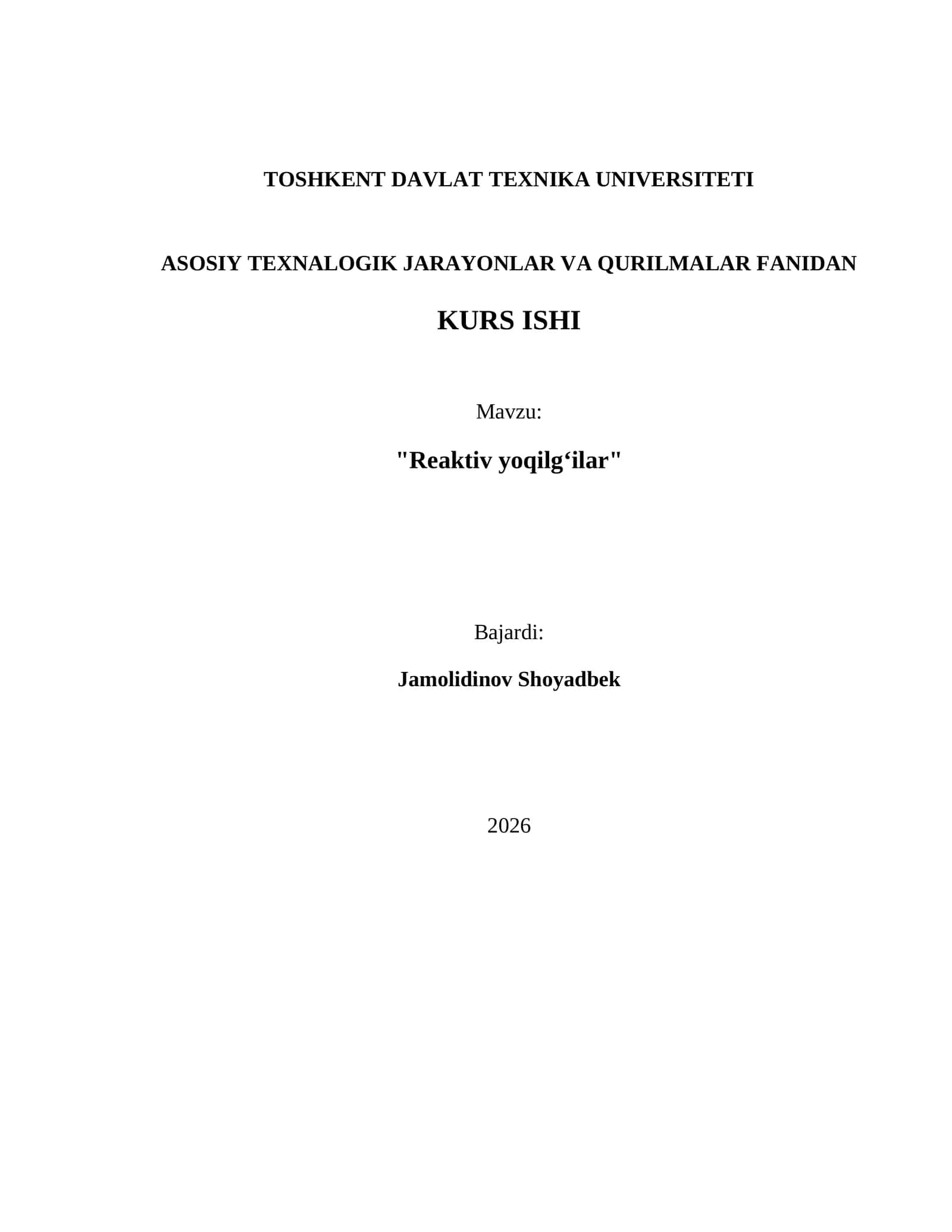 Reaktiv yoqilgʻilar
