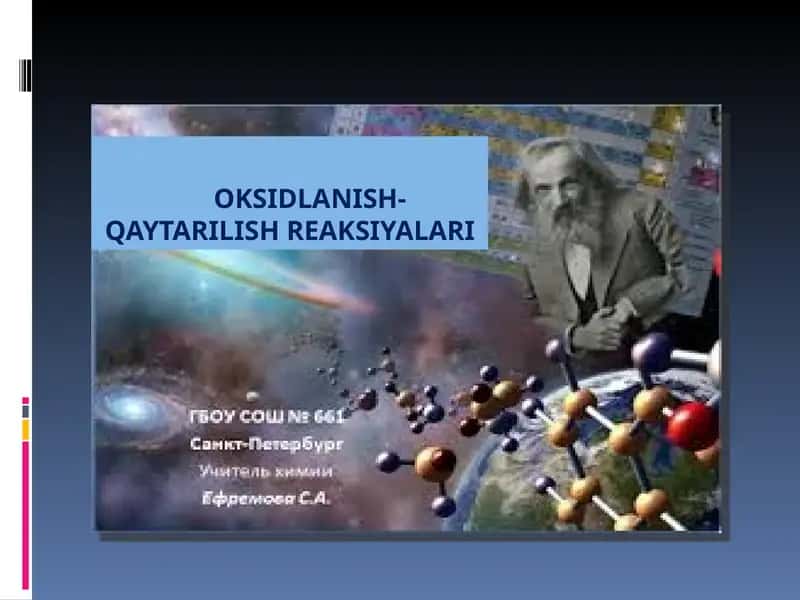 OKSIDLANISH-QAYTARILISH REAKSIYALARI
