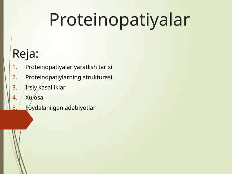 Proteinopatiyalar