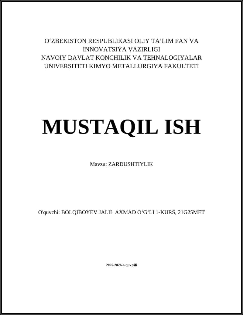Zardushtiylik