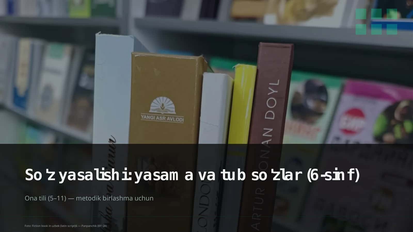 So'z yasalishi: yasama va tub so'zlar (6-sinf)
