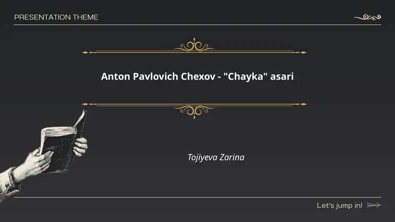 Anton Pavlovich Chexov - "Chayka" asari