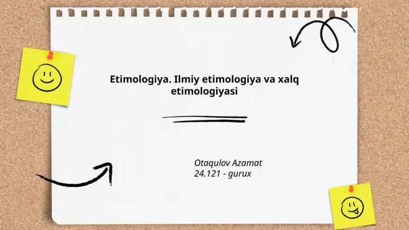 Etimologiya. Ilmiy etimologiya va xalq etimologiyasi