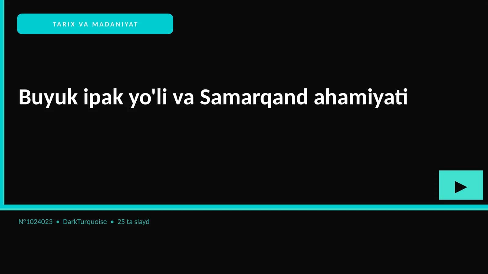 Buyuk ipak yo'li va Samarqand ahamiyati