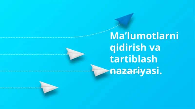 Ma'lumotlarni Qidirish Nazariyasi