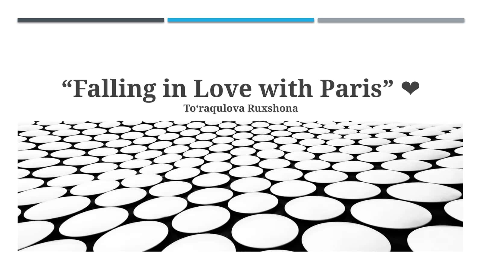 Falling in Love with Paris