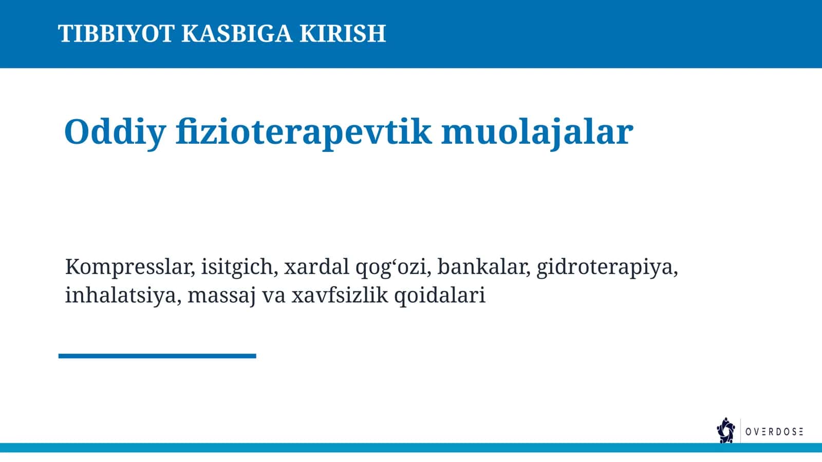 Tibbiyot kasbiga