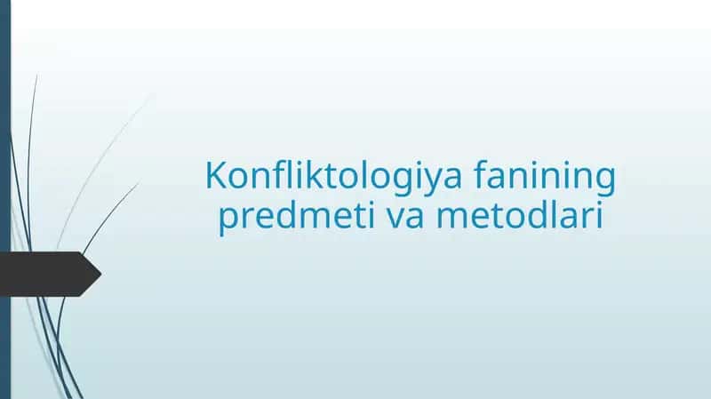 Konfliktologiya