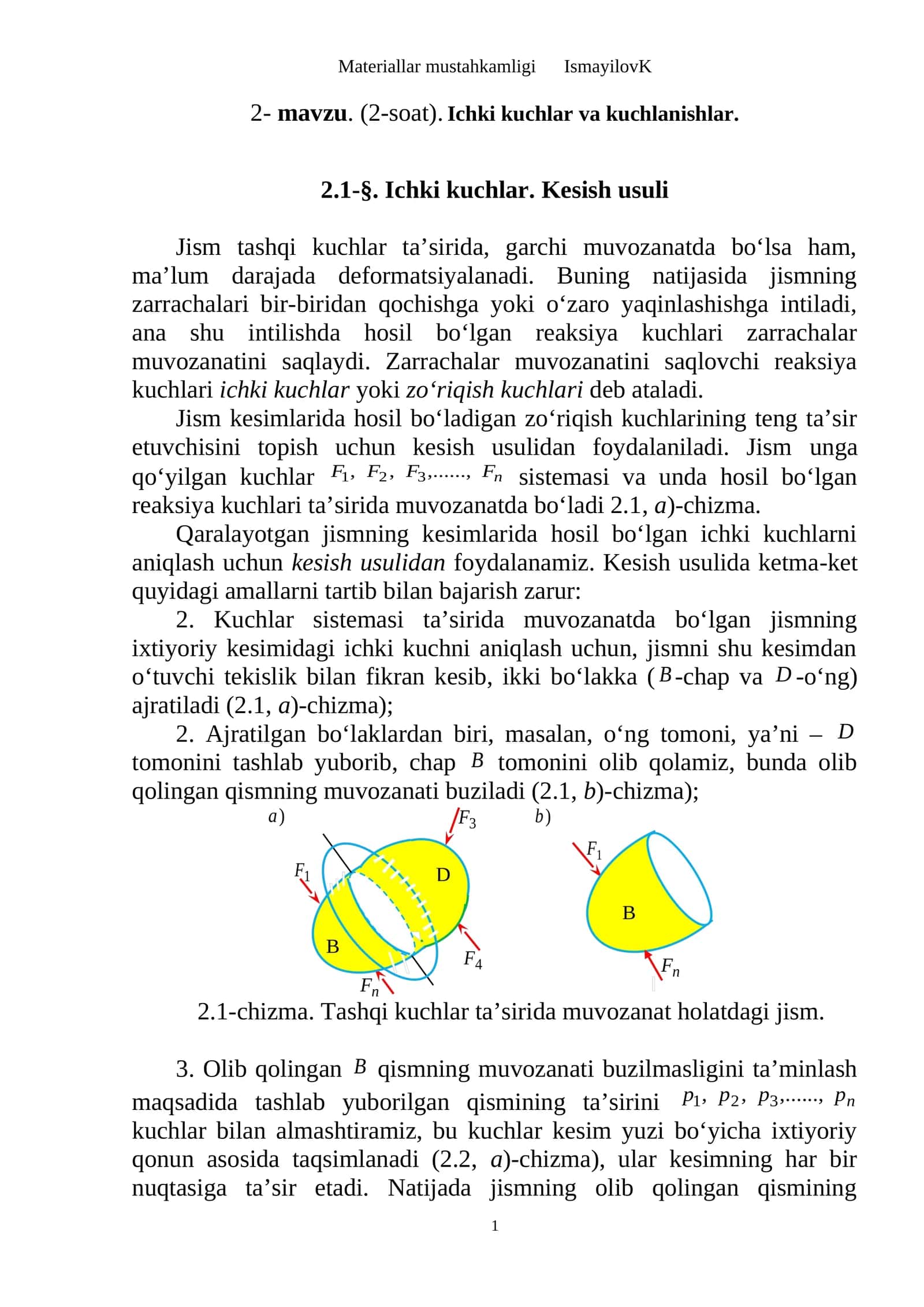 Materiallar mustahkamligi IsmayilovK