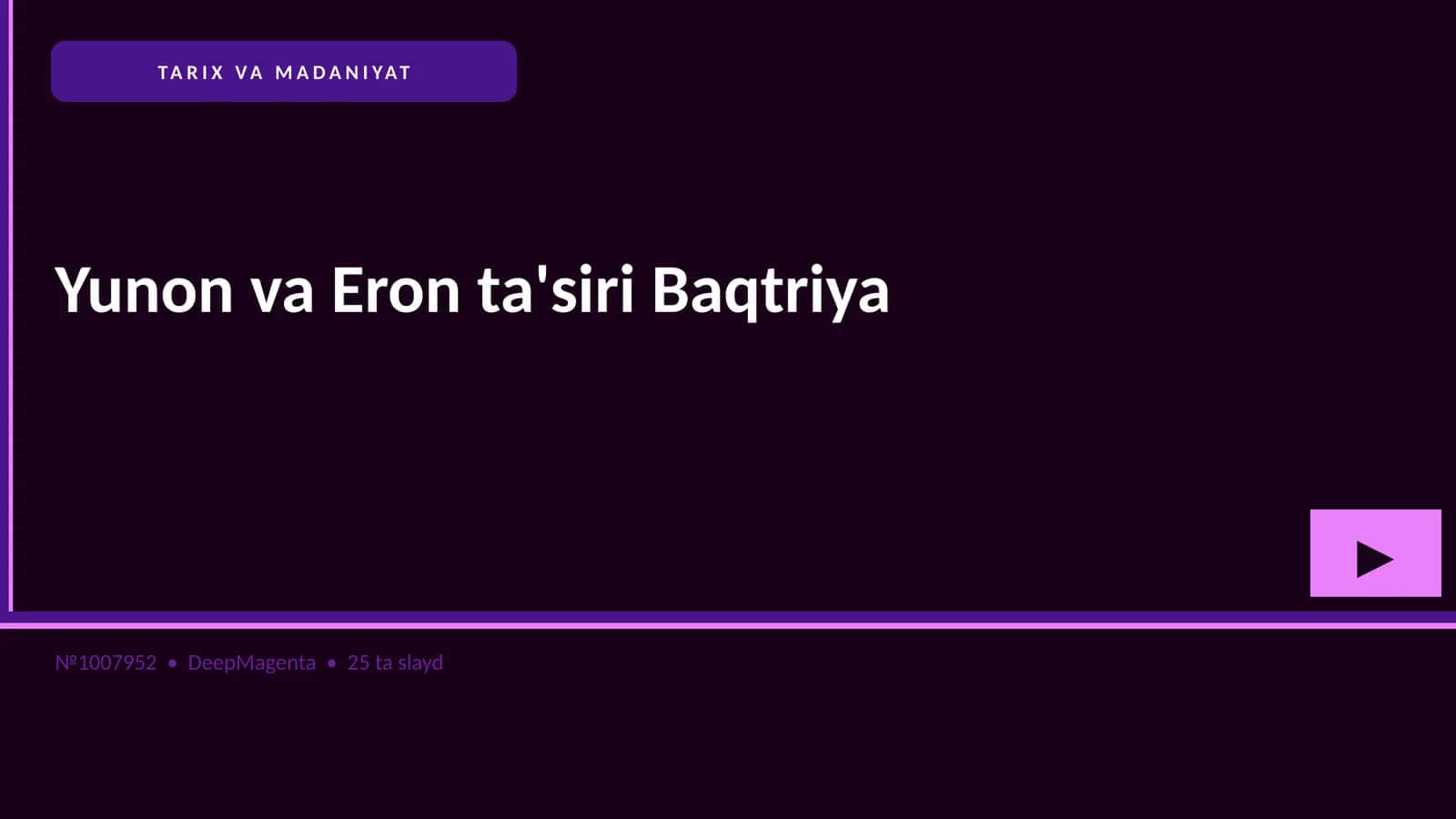 Yunon va Eron ta'siri Baqtriya
