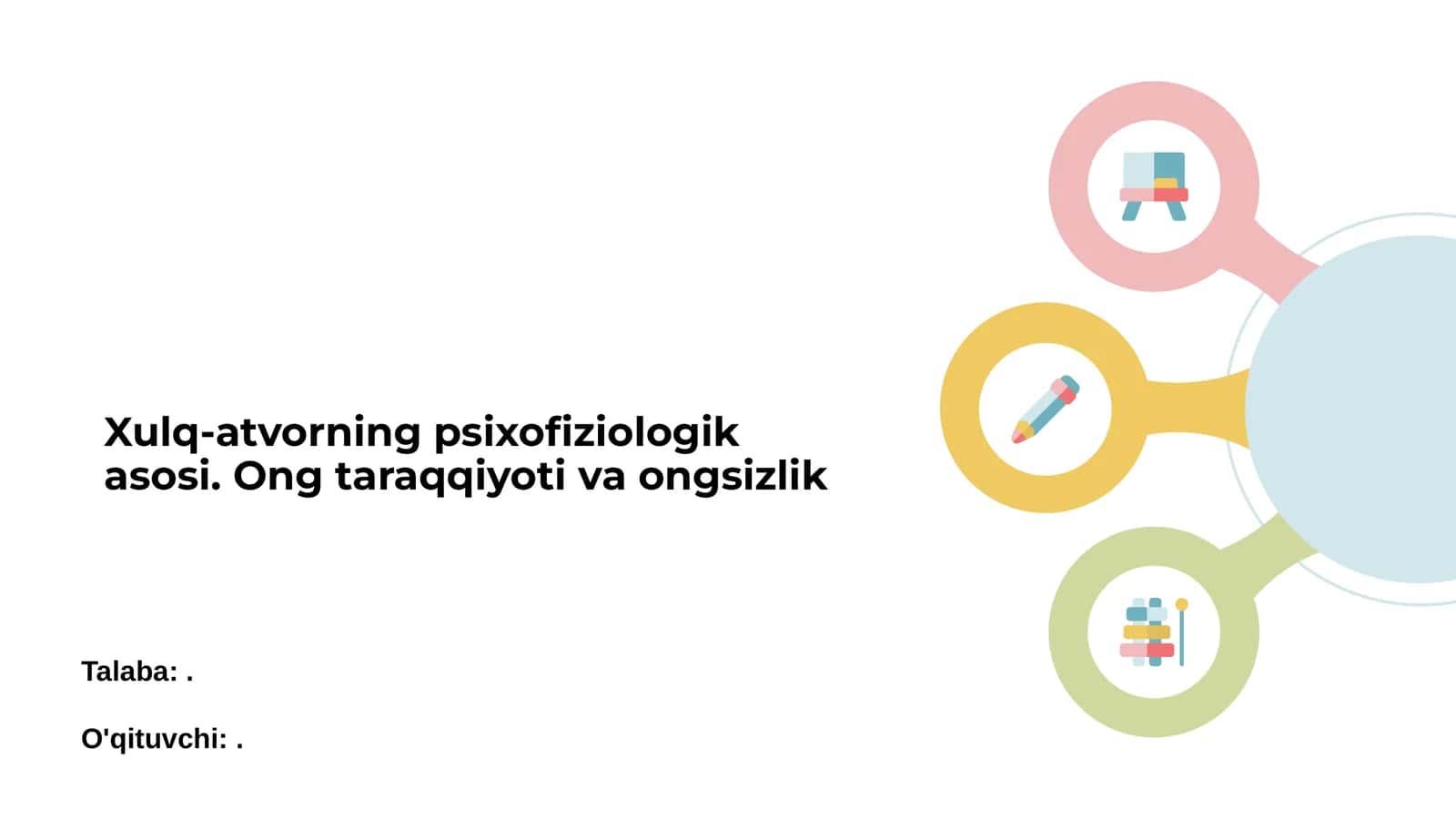 Xulq-atvorning psixofiziologik asosi