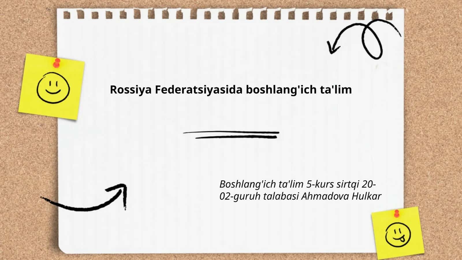 Rossiyada boshlang'ich ta'lim