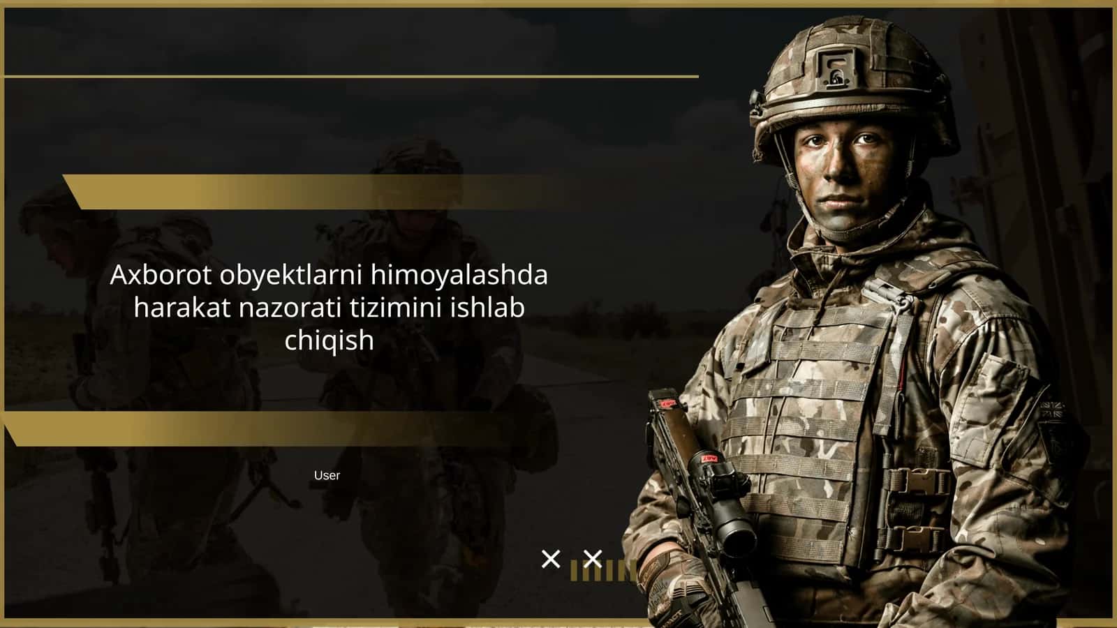 Axborot obyektlarni himoyalashda harakat nazorati tizimini ishlab chiqish