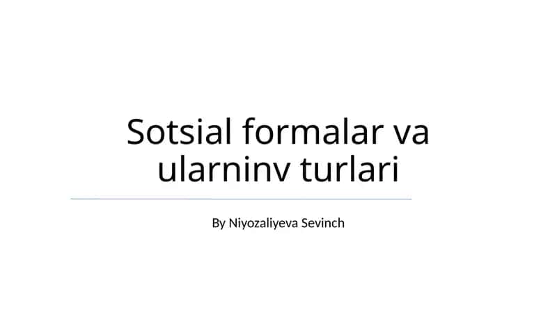Ijtimoiy shakllarning o'zaro ta'siri