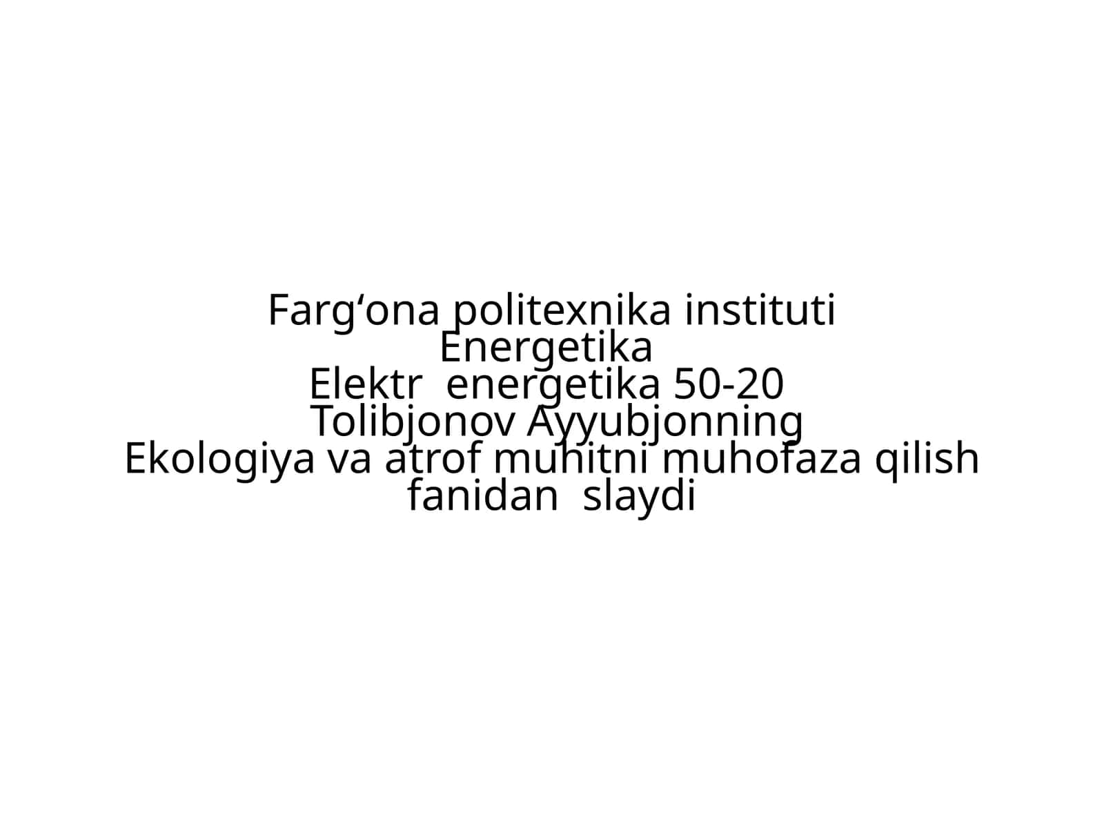 EnergetikaElektr energetika 50-20