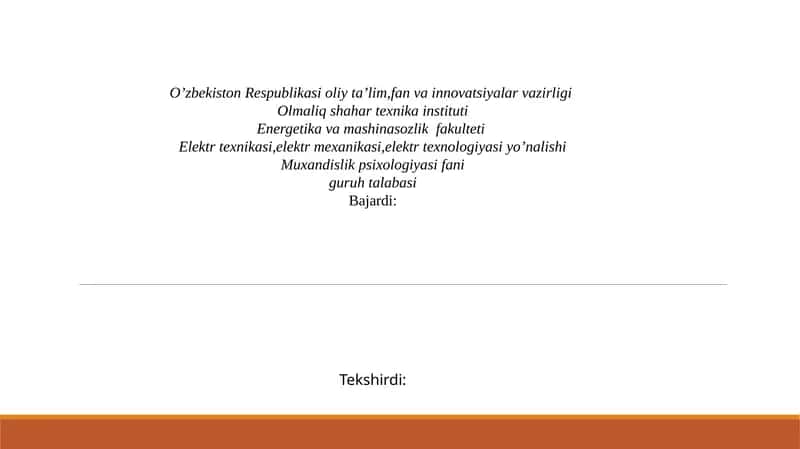 Muhandislik Psixologiyasi