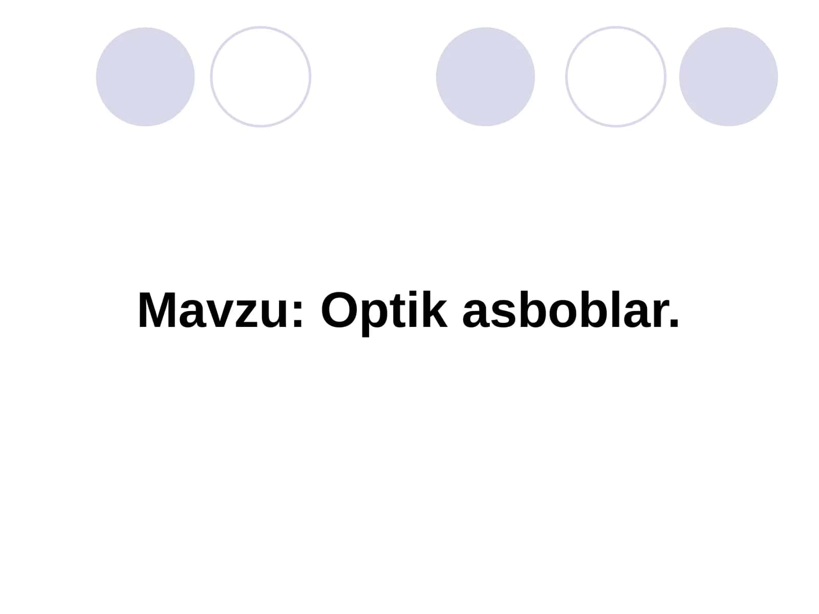 Optikasboblar