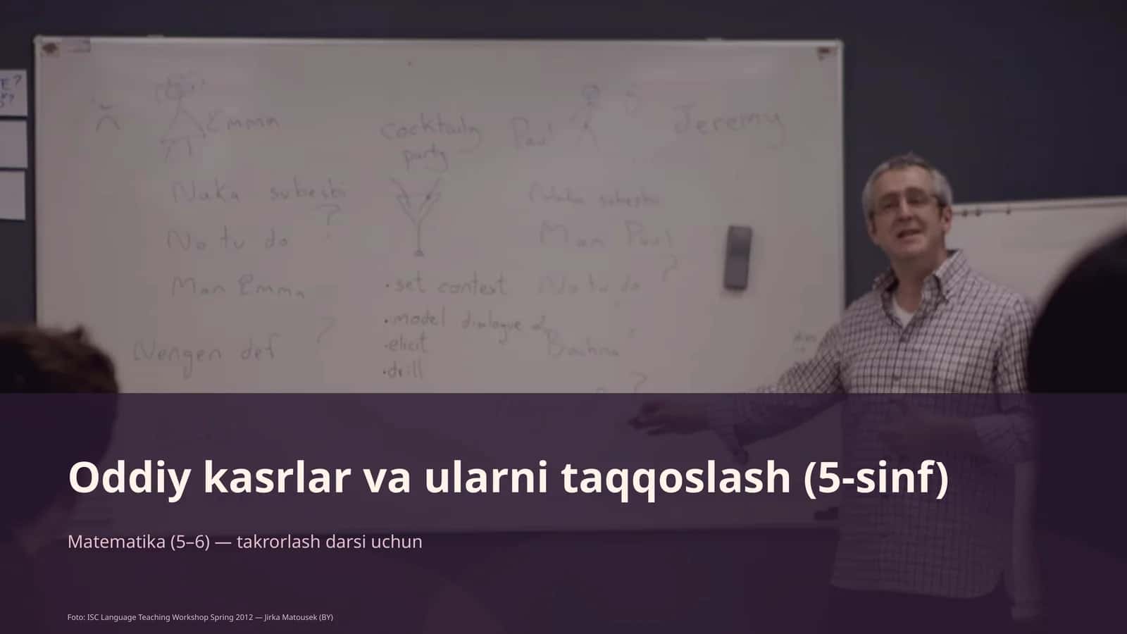 Oddiy kasrlar va ularni taqqoslash (5-sinf)