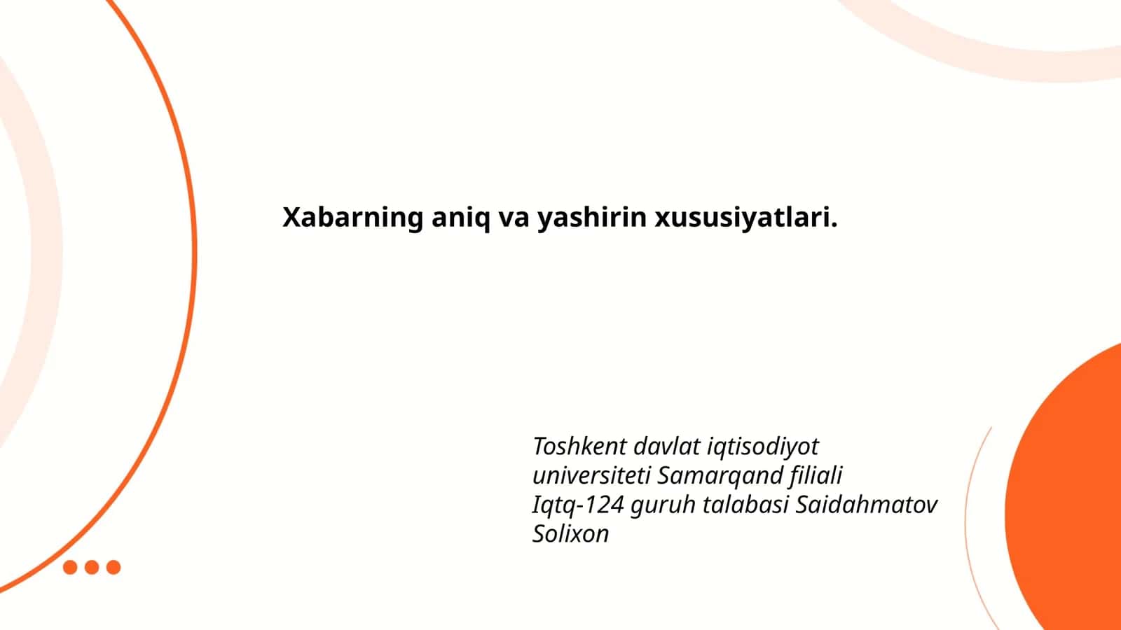Tushunchalarining taʼrifi