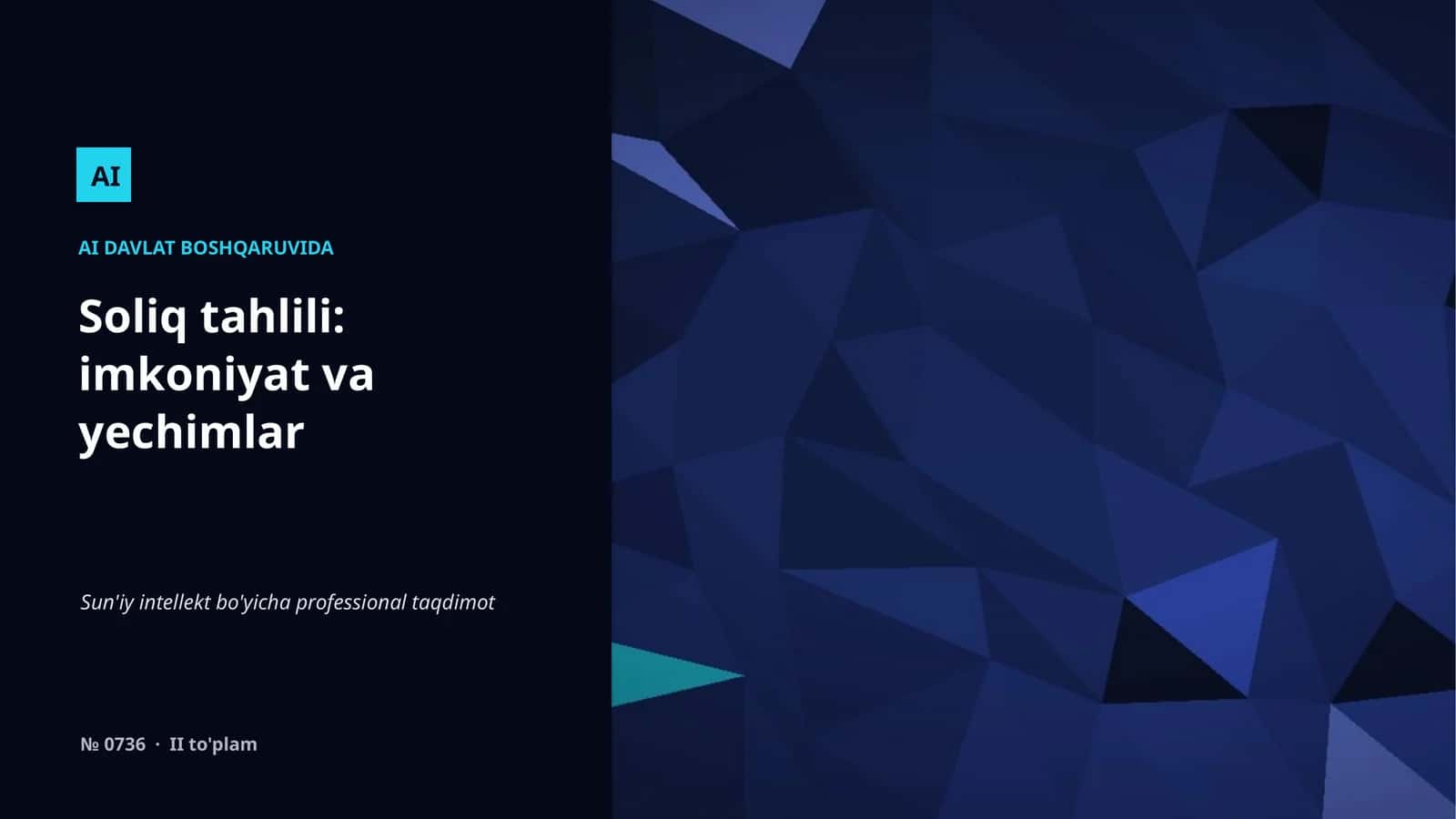 AI DAVLAT BOSHQARUVIDA