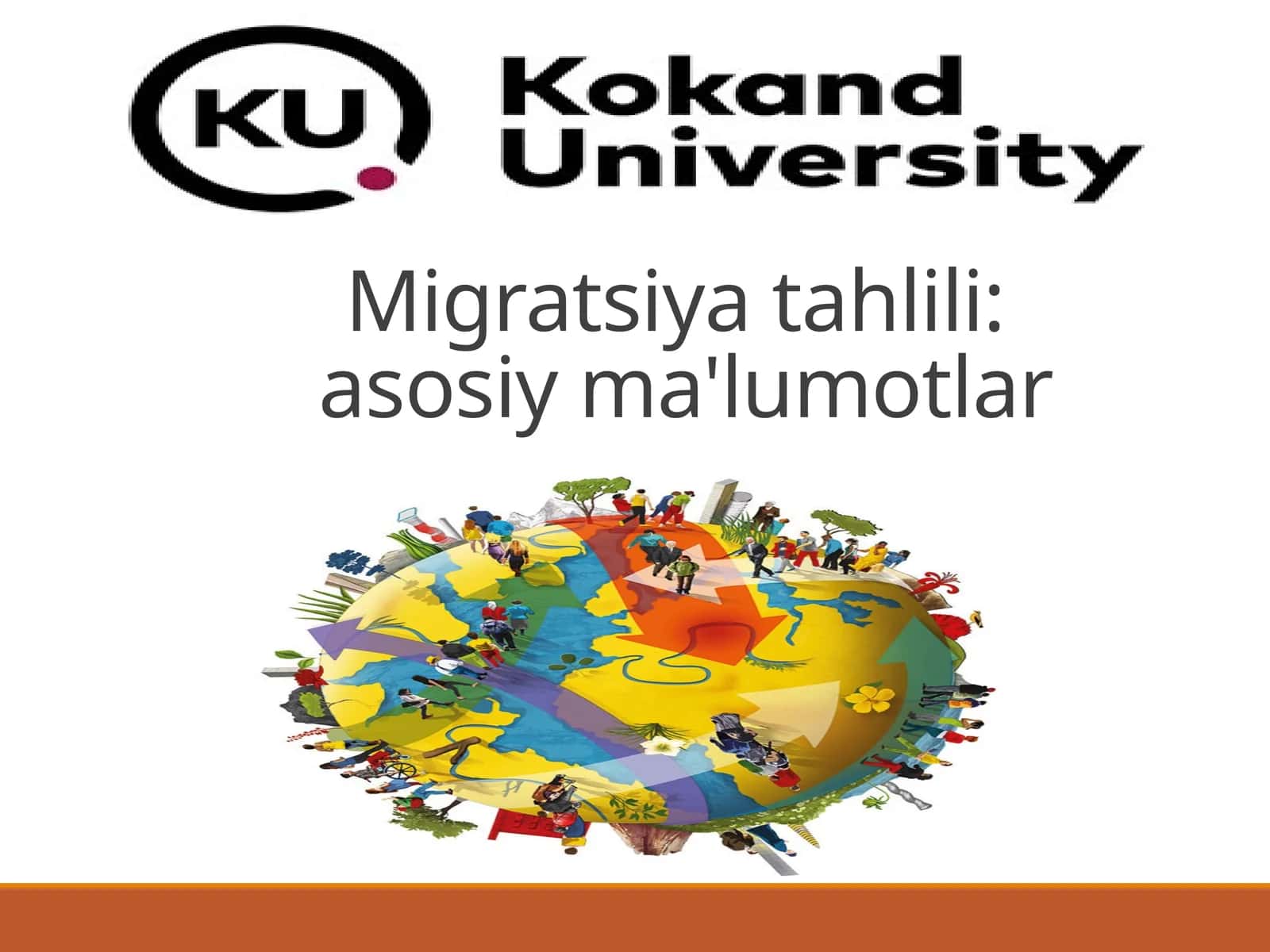 Migratsiya tahlili:asosiy ma'lumotlar