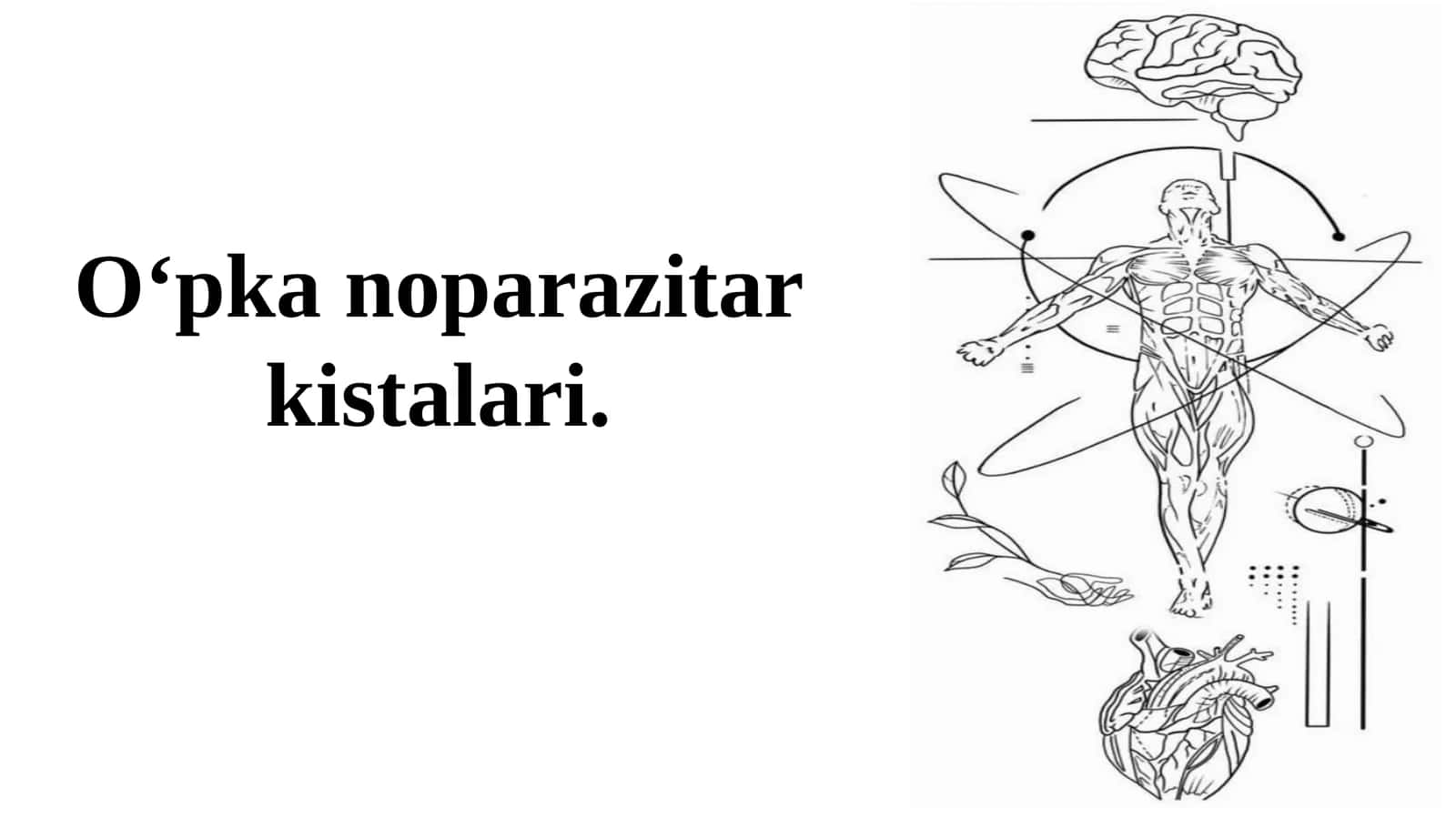 O‘pka noparazitar kistalari