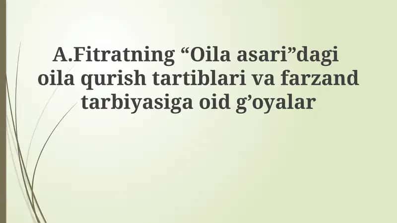 Fitratning“Oilaasari”