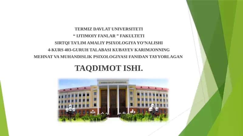 PISIXOLOGIK PROFESSIOGRAFIYA
