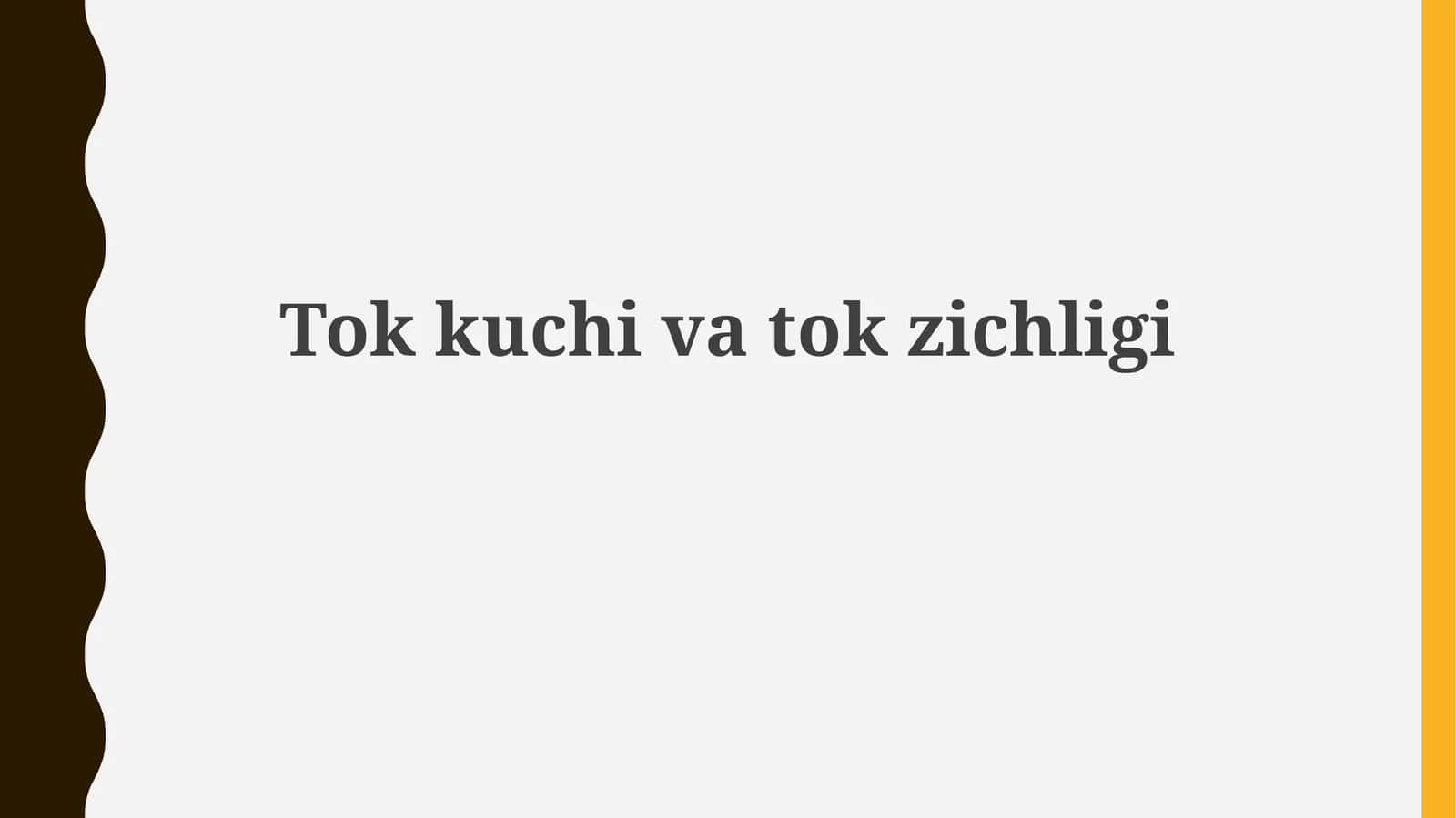 Tokkuchivatokzichligi