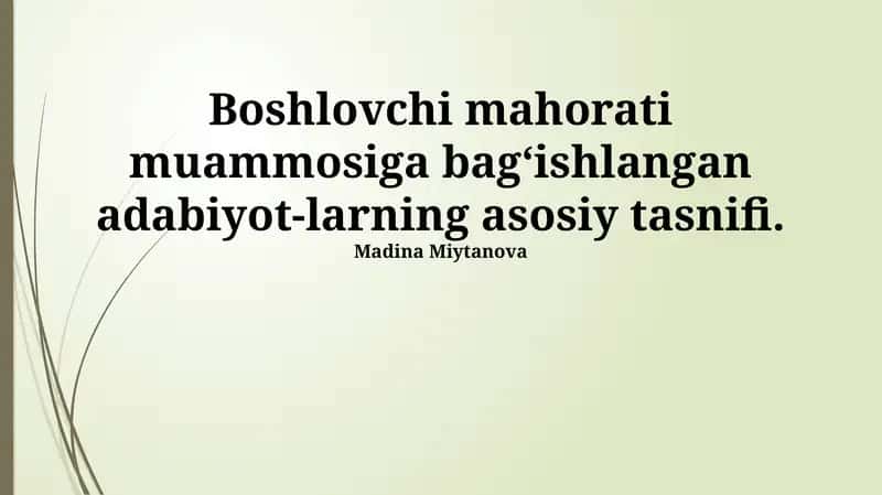 Asosiy ta'riflar va tushunchalar