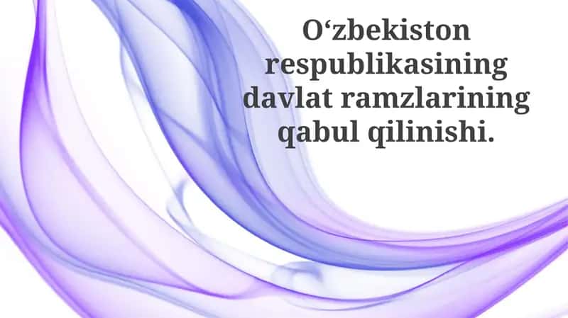 O'zbekiston Respublikasi Davlat Ramzlari: Tarix va Ma'no