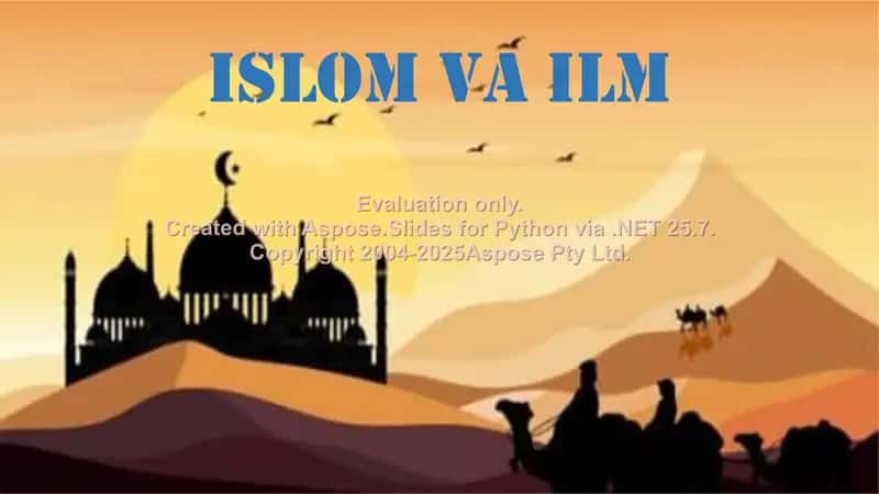 Islom va ilm