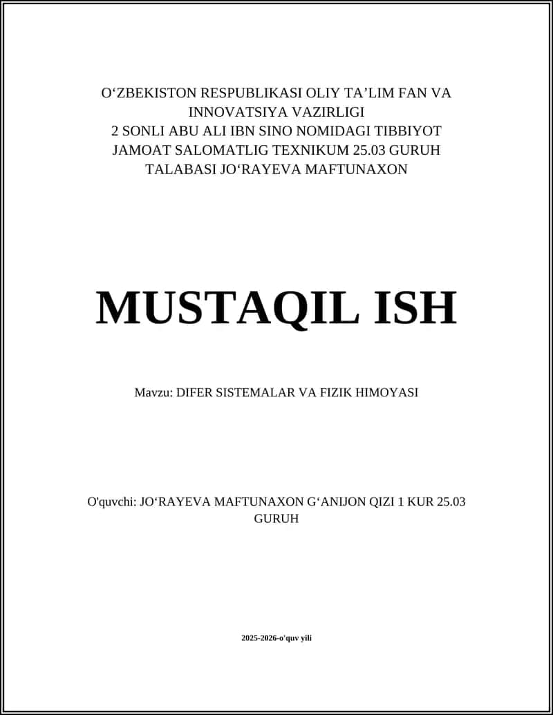 Diferensial sistemalar: tuzilishi va ishlash printsiplari