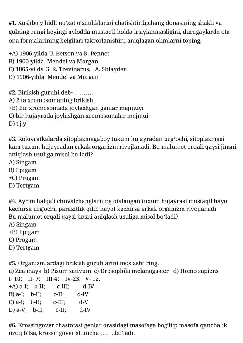 Kolovratkalarga ortiqcha dona bergandan keyin