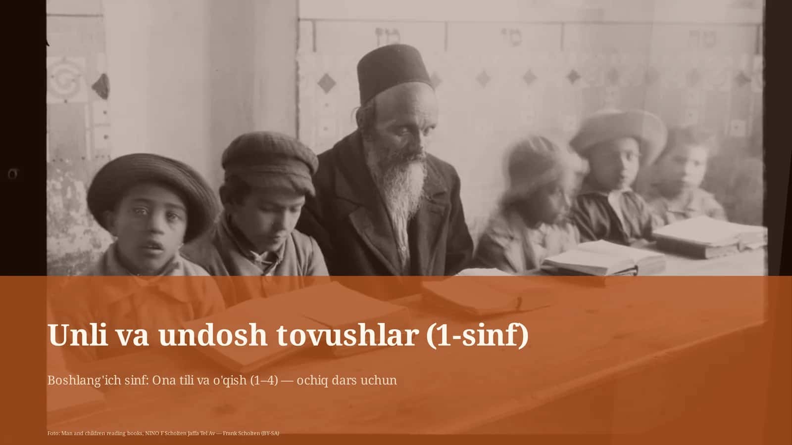 Ona tili va o'qish (1–4) — ochiq dars uchun