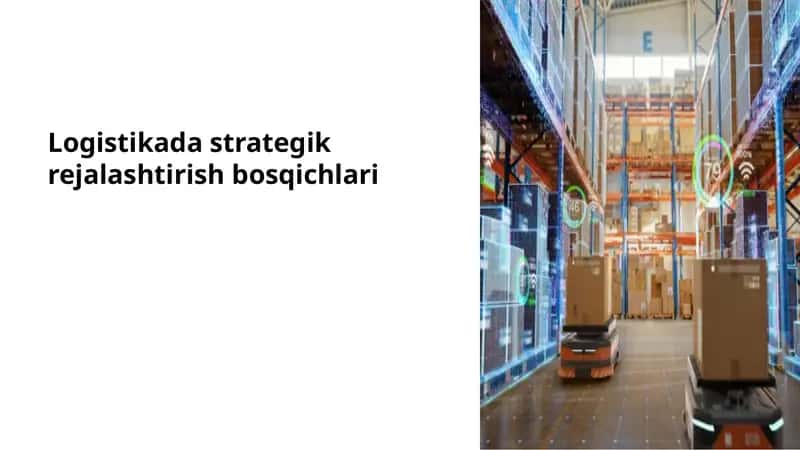 Logistikada strategik rejalashtirish bosqichlari