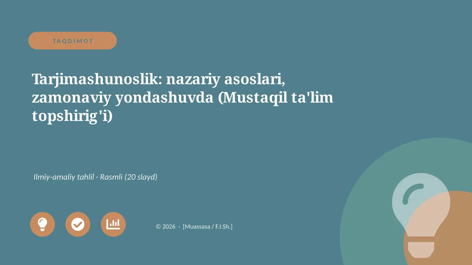 Tarjimashunoslik: nazariy asoslari, zamonaviy yondashuvda