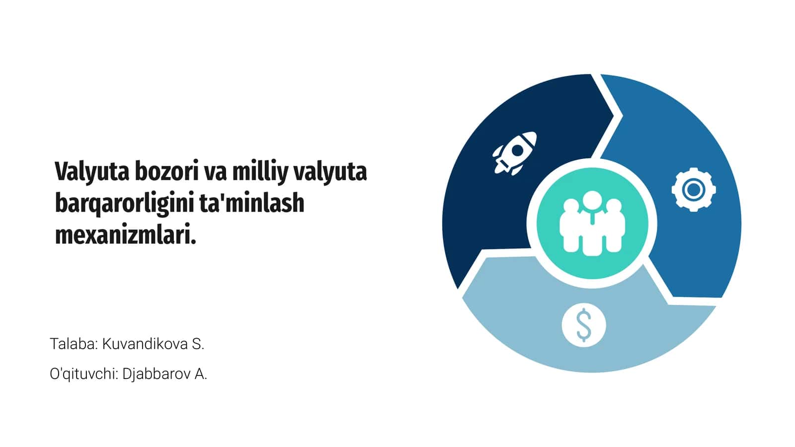 Valyuta bozori va milliy valyuta barqarorligini ta'minlash mexanizmlari